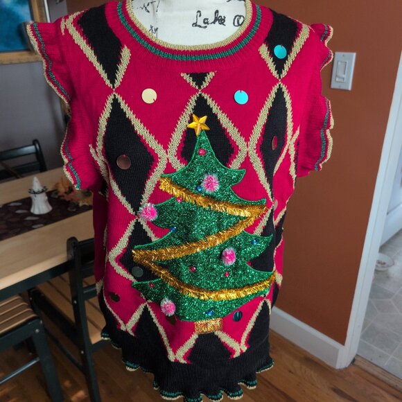 Blizzard Bay Ugly Christmas Sweater NWT Sz L - Picture 10 of 10